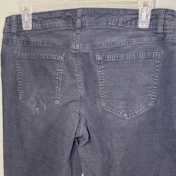 Tommy Hilfiger Gray Soft Corduroy Straight leg Jeans 6 Mid Rise Cotton‎ Stretch - Picture 4 of 6